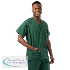 434NPH Unisex Smart Scrub Top Bottle Green Size L 434NPH/BOTT/L