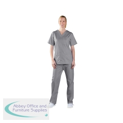 434NPH Unisex Smart Scrub Top Storm Grey Size 2XL 434NPH/STOR/2XL