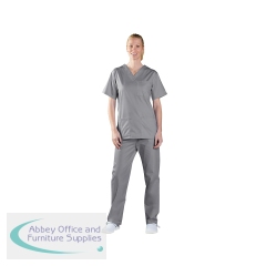 434NPH Unisex Smart Scrub Top Storm Grey Size S 434NPH/STOR/S