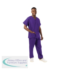 434NPH Unisex Smart Scrub Top Purple Size 3XL 434NPH/PURP/3XL