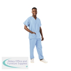 434NPH Unisex Smart Scrub Top Sky Size 2XL 434NPH/SKYY/2XL