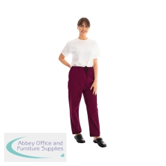 434TR Unisex Smart Scrub Trouser Maroon Size XS 434TR/MARO/XS