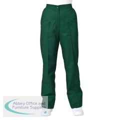 Work in Style ANNE Female Healthcare Trouser Bottle Green Size 48 in ANNE/Bottle Green/48