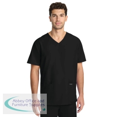 Cherokee Originals Ultra Unisex V-Neck Scrub Top Black S CKE00014A/BLAC/S