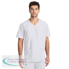 Cherokee Originals Ultra Unisex V-Neck Scrub Top White XS CKE00014AWHTXS