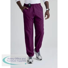 Barco One Amplify Straight Leg Scrub Trousers Short Wine M BA0217S/WINE/M