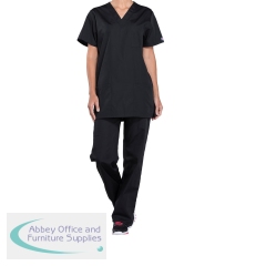 Cherokee Professional Unisex V-Neck Scrub Top Black 3XL CH4876/BLAC/3XL