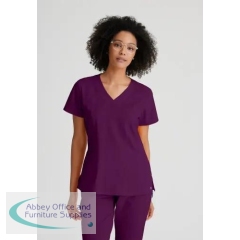 Barco One Racer Scrub Top Wine 2XS BA5105/WINE/XXS