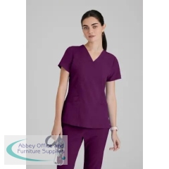 Barco One Pulse Scrub Top Wine M BA5106/WINE/M