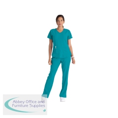 Skechers SK101 Breeze Female Scrub Top Teal Size XXS SK101/TEAL/XXS