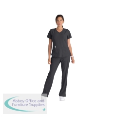 Skechers SK101 Breeze Female Scrub Top Pewter Size 5XL SK101/PEWT/5XL