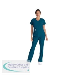 Skechers SK101 Breeze Female Scrub Top Bahama Size 5XL SK101/BAHA/5XL