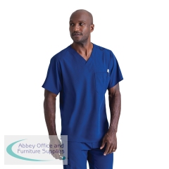 Skechers Unisex V Neck Scrub Top Navy L SK0112/NAVY/L