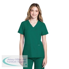 Cherokee Originals Ultra Women\'s V-neck Scrub Top Hunter Green XS CKE953A/HUNT/XS