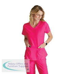 Skechers SK101 Breeze Female Scrub Top Vibrance Pink Size S SK101/VIPK/S