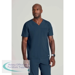 Barco One Velocity Medical Scrub Top Steel M BOT195/STEE/M