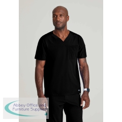 Barco One Velocity Medical Scrub Top Black 3XL BOT195/BLAC/3XL