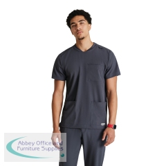 Skechers SKT193 Thesis Scrub Top Pewter Size L SKT193/PEWT/L