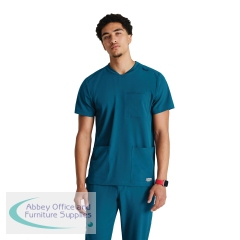 Skechers SKT193 Thesis Scrub Top Bahama Size S SKT193/BAHA/S