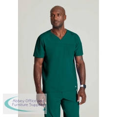 Barco One Velocity Medical Scrub Top Hunter Green M BOT195/HUNT/M