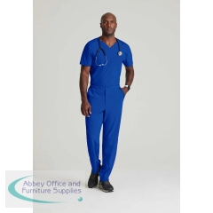 Barco One Velocity Medical Scrub Top Cobalt 2XL BOT195/COBA/2XL