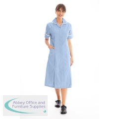 Work in Style Nursing Dress Sky Blue/White 36 DVDDRSKYY/WHT36