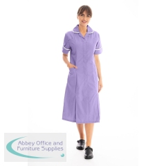 Work in Style Nursing Dress Lilac/White 42 DVDDRLILA/WHT42