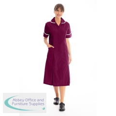 Work in Style Nursing Dress Maroon/White 44 DVDDRMARO/WIT44