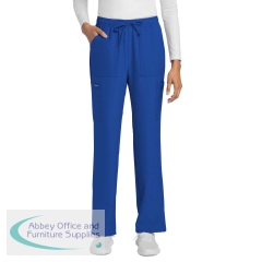 Cherokee Originals Ultra Women\'s Straight Leg Scrub Trousers Royal Blue XS CKE272A/ROYA/XS