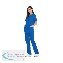 Dickies DKP520C Unisex Scrub Set Top and Trouser Royal Blue Size 3XL DKP520C/ROYA/3XL