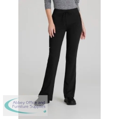 Skechers Slip-ins Glide Knit Flare Scrub Pants Petite Black XS SKP656P/BLAC/XS