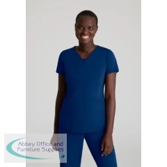 Skechers Slip-ins Serene Knit Scrub Top Navy XL SKT220/NAVY/XL