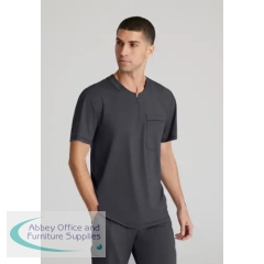 Skechers Slip-ins Flex Knit Scrub Top Pewter XL SKT229/PEWT/XL
