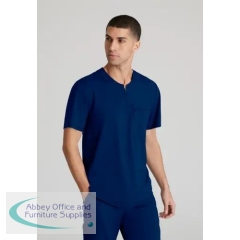 Skechers Slip-ins Flex Knit Scrub Top Navy L SKT229/NAVY/L
