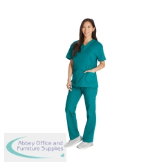 Dickies Signature V-neck Scrub Top Hunter Green XS CH86706/HUNT/XS