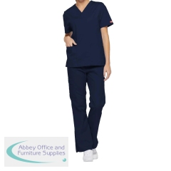 Dickies Signature V-neck Scrub Top Navy XL CH86706/NAVY/XL
