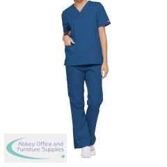 Dickies Signature V-neck Scrub Top Royal Blue L CH86706/ROYA/L