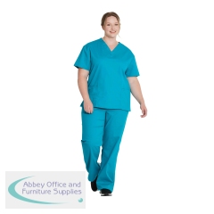 Dickies Signature V-neck Scrub Top Teal L CH86706/TEAL/L