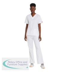 Dickies Signature V-neck Scrub Top White 2XL CH86706/WHIT/2XL