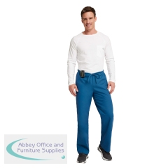 Dickies Signature Drawstring Scrub Bottoms Caribbean Blue L CH83006/CARI/L
