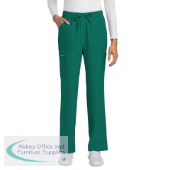 Cherokee Originals Ultra Women\'s Straight Leg Scrub Trousers Hunter Green XL CKE272A/HUNT/XL