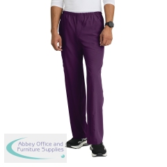 Skechers Unisex Drawcord Scrub Trousers Eggplant XS SK0215/EGGP/XS