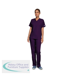 Cherokee Unisex Scrub Top Eggplant L CH4700/EGGP/L