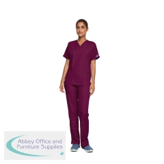 Cherokee Unisex Scrub Top Wine M CH4700/WINE/M