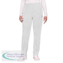 Cherokee CH4200 Elasticated Scrub Trouser White Size 2XL CH4200/WHIT/2XL