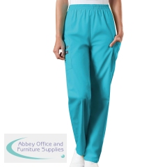 Cherokee CH4200 Elasticated Scrub Trouser Turquoise Size XS CH4200/TURQ/XS