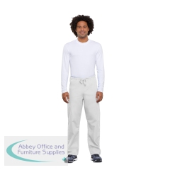 Cherokee Unisex Drawstring Scrub Trousers Regular White XL CH4100/WHIT/XL