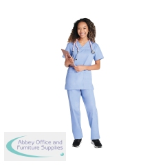 Cherokee WW530C Unisex Scrub Set Top and Trouser Ceil Blue Size 3XL WW530C/CEIL/3XL