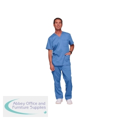 Cherokee Revolution WW670 V Neck Scrub Top Ceil Size XL CHWW670/CEIL/XL