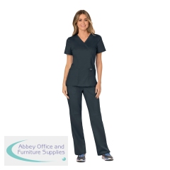 Cherokee WW610 Revolution Mock Wrap Top Pewter XL CHWW610/PEWT/XL